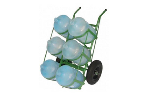 Carro para 6 Galões Pneumático