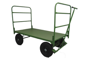 Carro Plataforma Aço 800KG Sistema 5ª Roda com Abas Removíveis