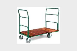 Carro Plataforma Madeira 500KG com Abas