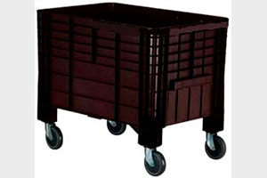 CARRO CAIXA PLASTICA 350 LITROS